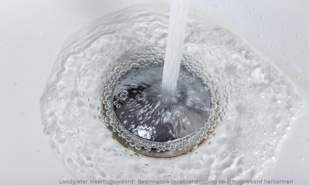 Beginnende toiletverstopping Heerhugowaard herkennen